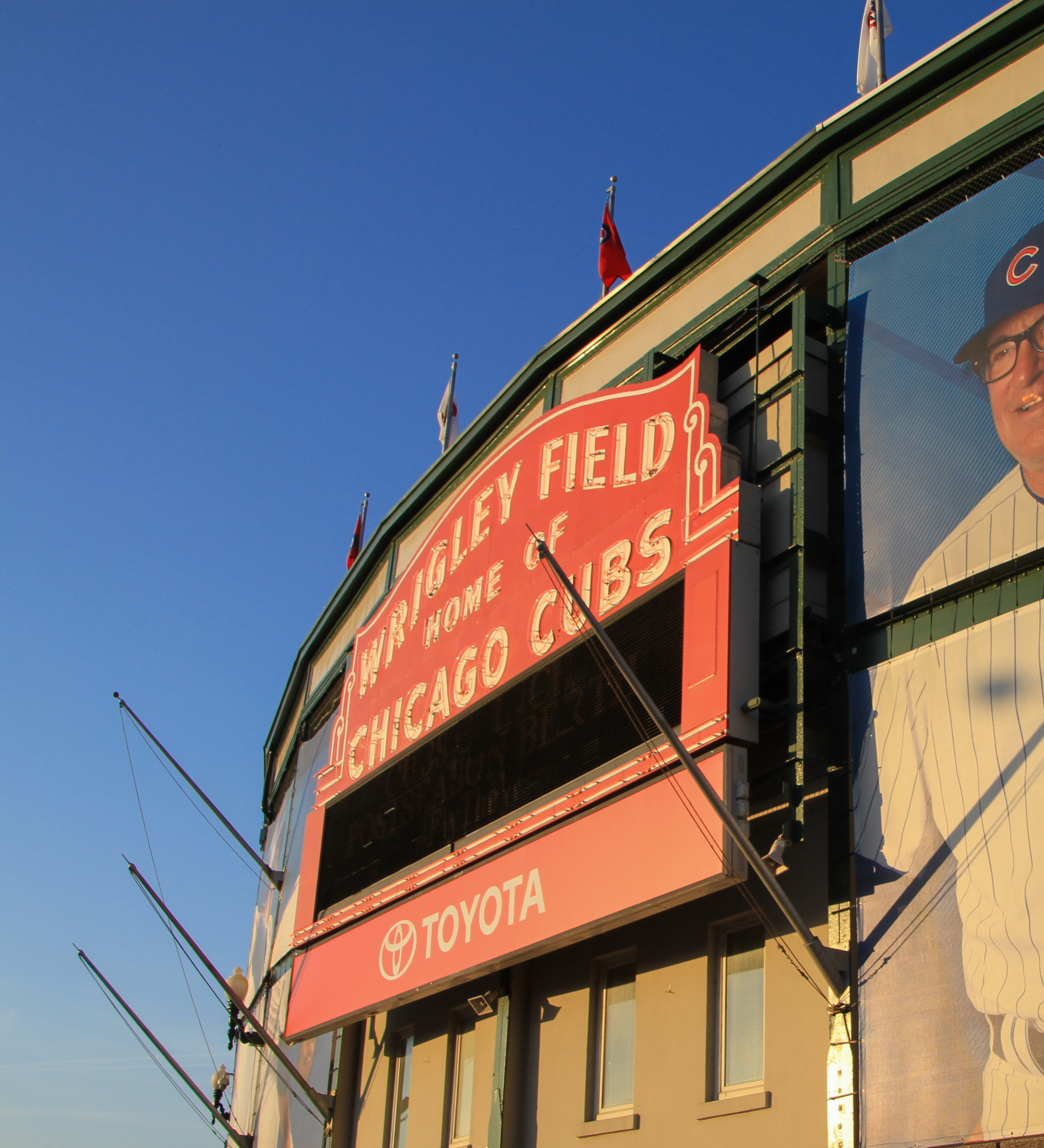 Wrigley Field Famous Red Marquee